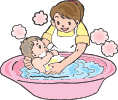 乳幼児の入浴